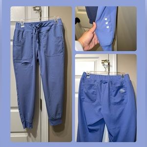 HeartSoul Blue Track Pants with Tapered Ankles